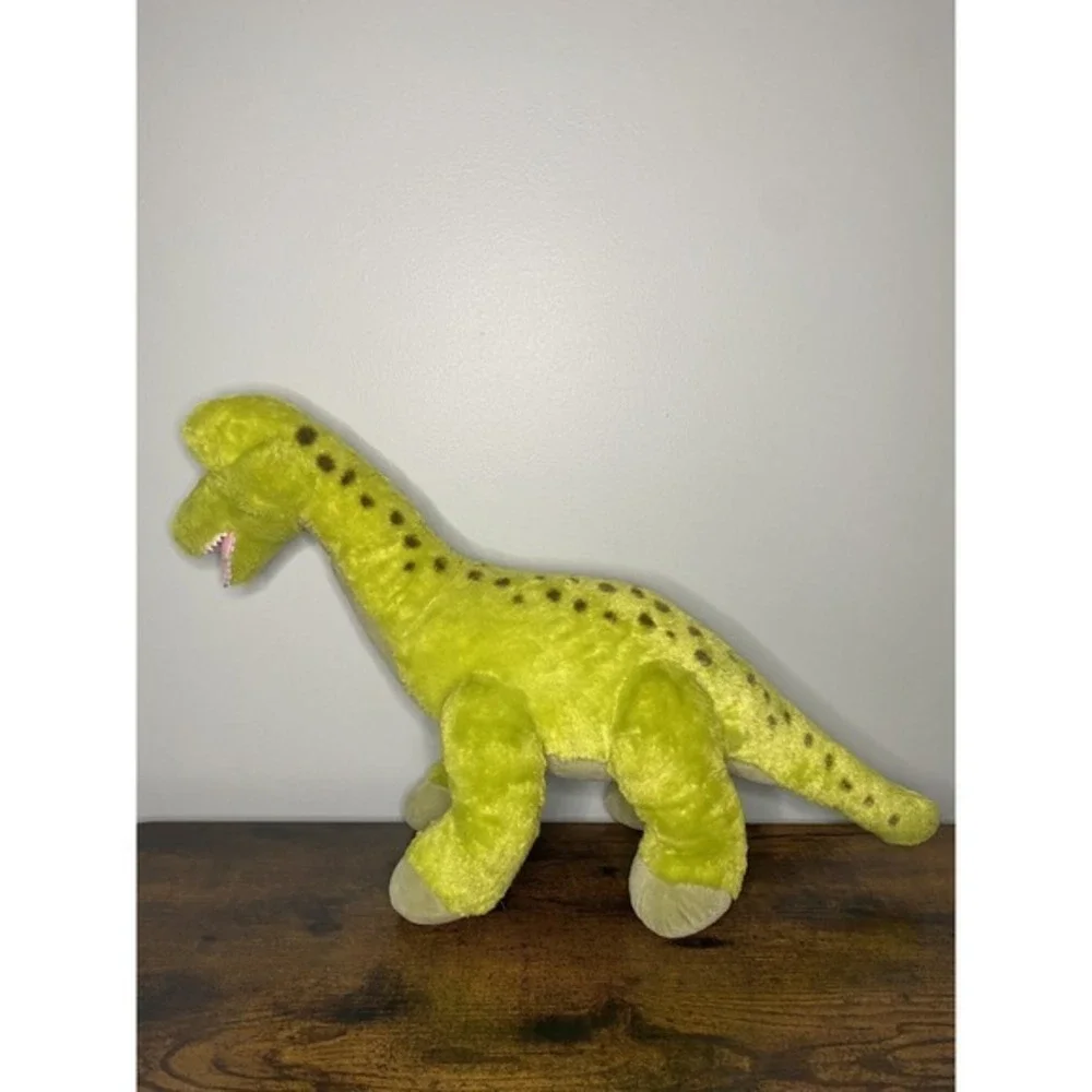 Build a Bear green spotted brachiosaurus‎ BAB plush exclusive soft dinosaur